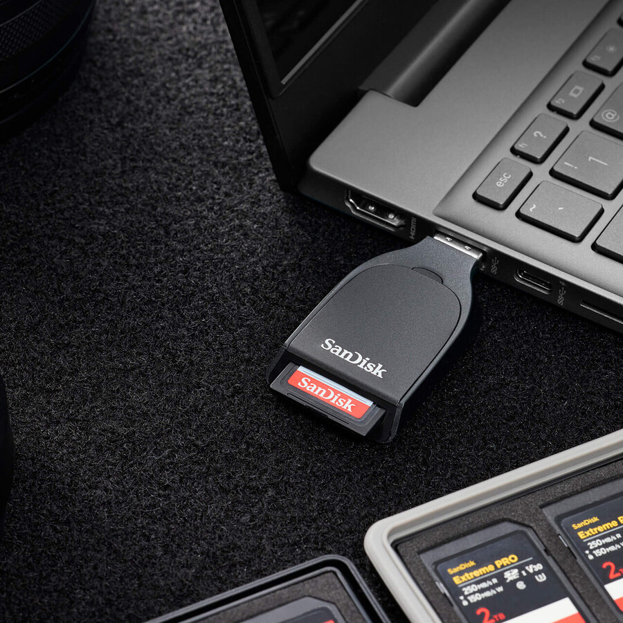 cititor de carduri sandisk quickflow sd uhs-i usb-a sandisk