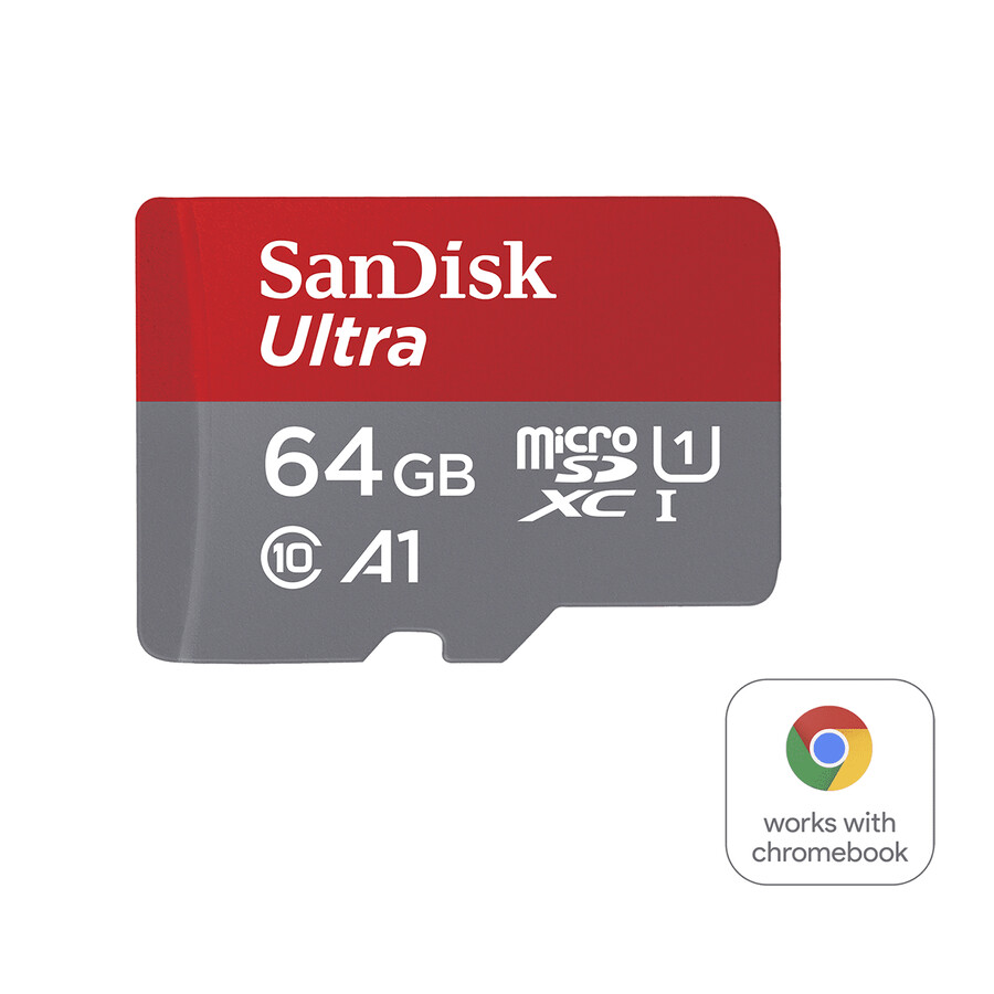 card microsd sandisk ultra de 128 gb pentru chromebook sandisk