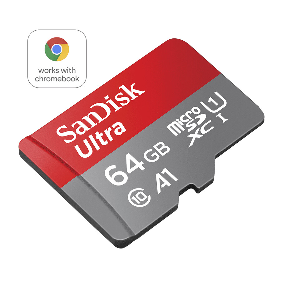 card microsd sandisk ultra de 128 gb pentru chromebook sandisk