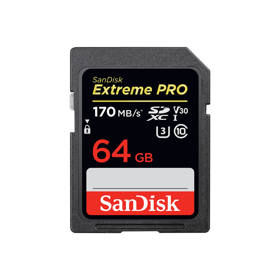 card de memorie sandisk extreme pro sdhc și sdxc uhs-i de 64 gb sandisk