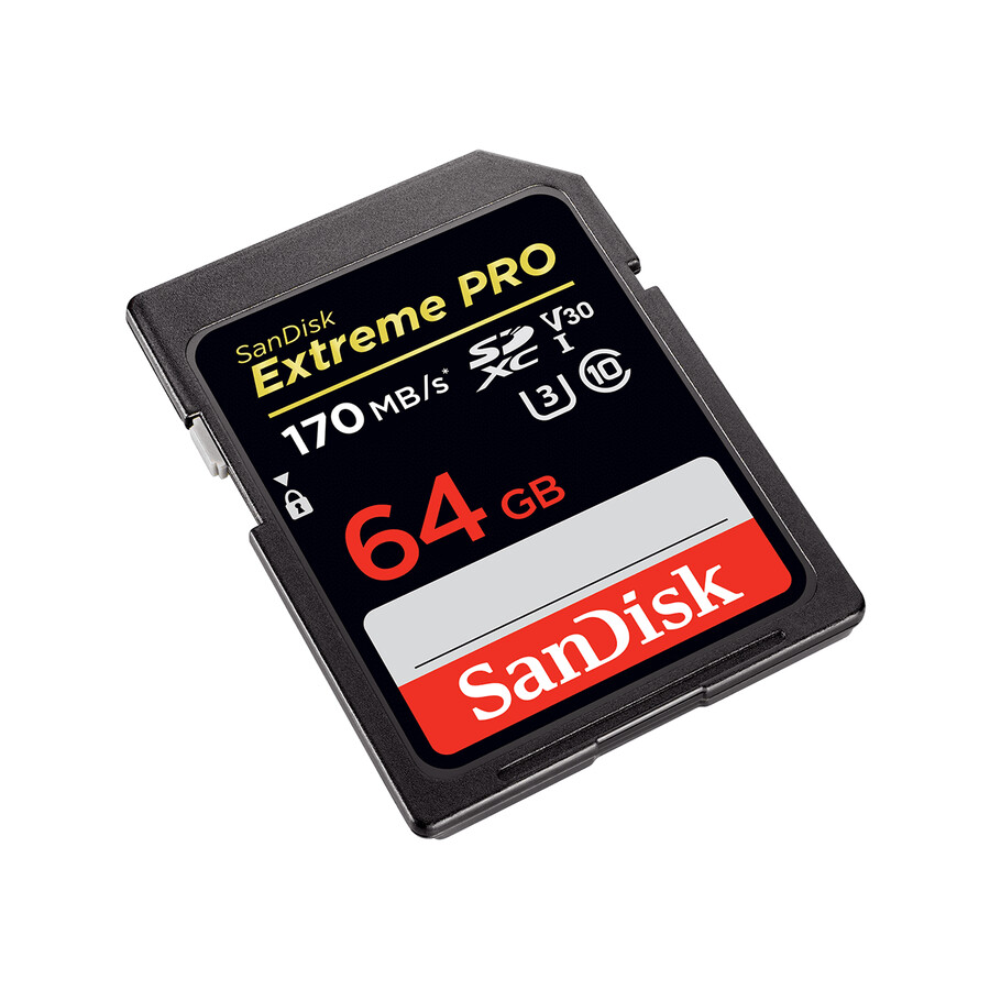 card de memorie sandisk extreme pro sdhc și sdxc uhs-i de 64 gb sandisk