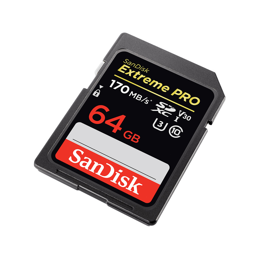 card de memorie sandisk extreme pro sdhc și sdxc uhs-i de 64 gb sandisk