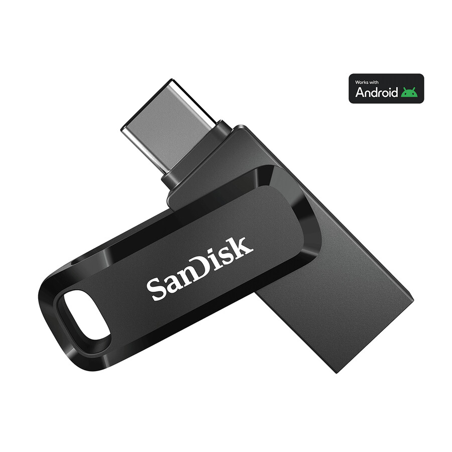 unitate usb-c sandisk ultra dual de 512 gb neagră sandisk