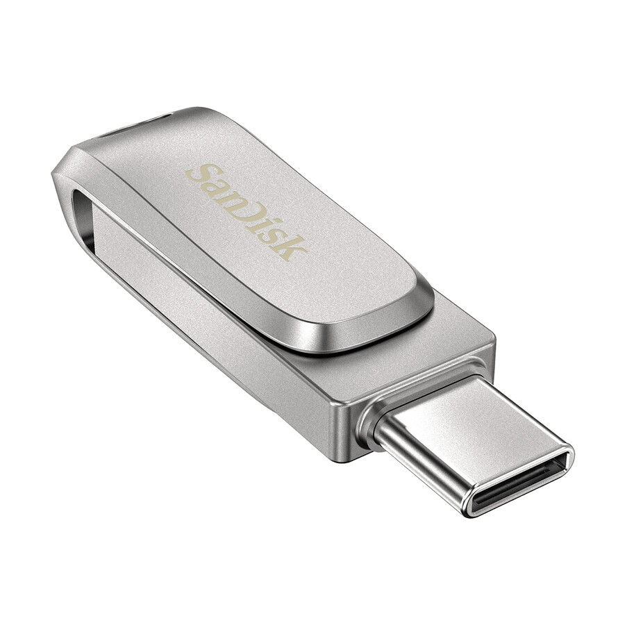 unitate flash usb type-c sandisk ultra dual drive luxe aurie de 128 gb sandisk