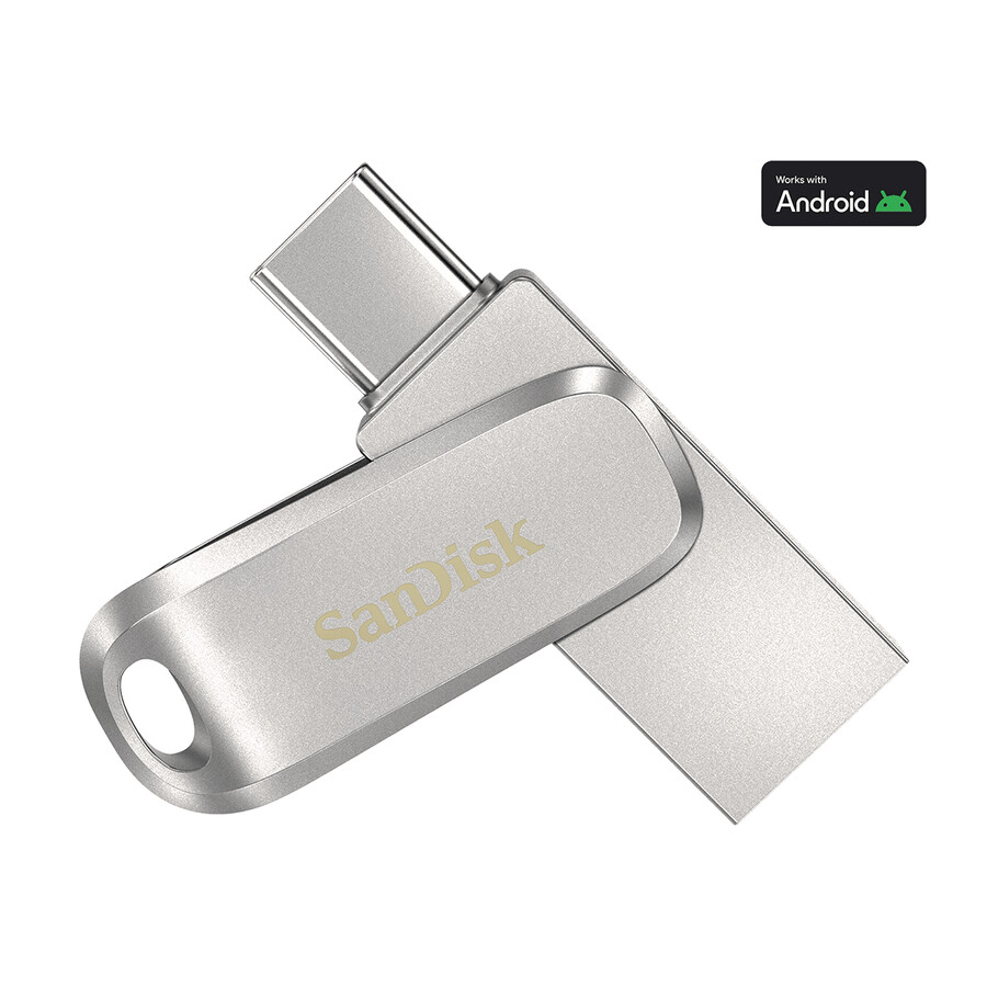 unitate flash usb type-c sandisk ultra dual drive luxe 512 gb aurie sandisk